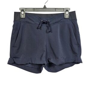 Athleta Trekkie North Short Navy Blue Size 6 Hiking Outdoor Activewear Gorpcore